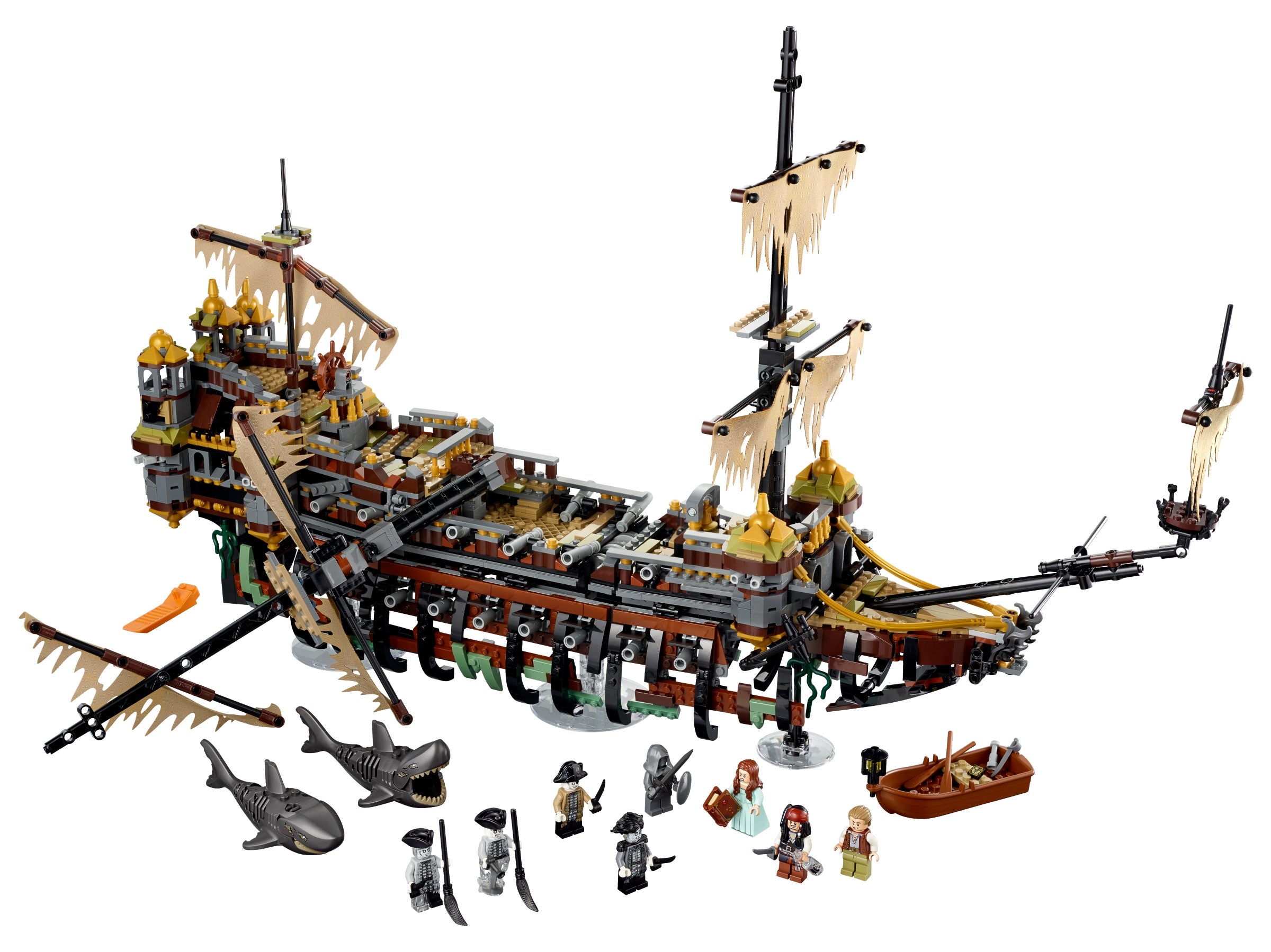 NEW LegoPirates Caribbean Silent Mary 71042 Captain Jack Sparrow Minifig Only